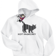 Kot paskowy zabawna bluza dziecięca - biały