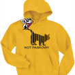 Kot paskowy zabawna bluza dziecięca - żółty