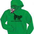 Kot paskowy zabawna bluza dziecięca - zielony
