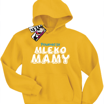 Powered by mleko mamy - zabawna dziecięca bluza z nadrukiem, kod: SZDZ00191S