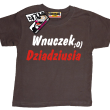 Wnuczek dziadziusia zabawna koszulka dziecięca - brown