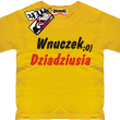 Wnuczek dziadziusia zabawna koszulka dziecięca - yellow
