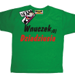 Wnuczek dziadziusia zabawna koszulka dziecięca - green