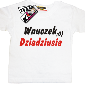 Wnuczek dziadziusia - zabawna koszulka dziecięca, kod: SZDZ00112K