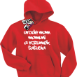 Urodę mam mamuni a rozumek tatusia oryginalna bluza dziecięca - czerwony