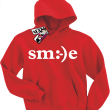 Smile - bluza dziecięca - czerwony