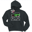 Monster Green Car bajerancka bluza dziecięca - black