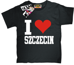 I love Szczecin - dziecięca koszulka, kod: SZDZ00115K