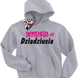 Wnusia dziadziusia świetna bluza dla dziewczynki - melanżowy