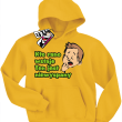 Kto rano wstaje...- super dziecięca bluza - żółty
