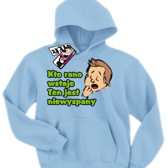 Kto rano wstaje...- super dziecięca bluza, kod: SZDZ00196S