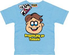 Przystojny po tatusiu - zabawna koszulka dla syna, kod: SZDZ00199K