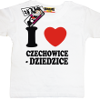 I love Czechowice-Dziedzice tshirt dziecięcy z nadrukiem - white