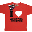 I love Czechowice-Dziedzice tshirt dziecięcy z nadrukiem - red