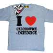 I love Czechowice-Dziedzice tshirt dziecięcy z nadrukiem - ash