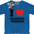 I love Czechowice-Dziedzice tshirt dziecięcy z nadrukiem - blue