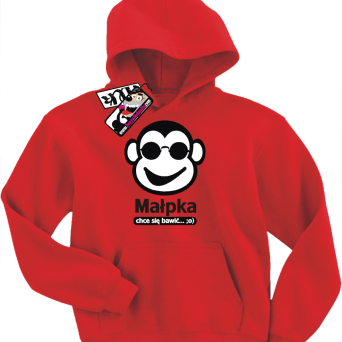 Małpka chce się bawić - świetna bluza dziecięca, kod: SZDZ00065S