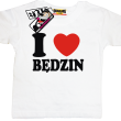 I love Będzin koszulka dziecięca z nadrukiem - biały