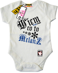 Wiem co to melanż - zabawne body dziecięce, kod: SZDZ00151B