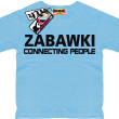 Zabawki connecting people zabawna koszulka dla dziecka - sky blue