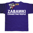 Zabawki connecting people zabawna koszulka dla dziecka - purple