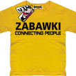 Zabawki connecting people zabawna koszulka dla dziecka - yellow