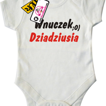 Wnuczek dziadziusia - body dla chłopczyka, kod: SZDZ00112B