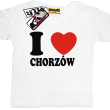 I love Chorzów super koszulka dziecięca z nadrukiem - biały