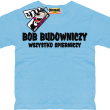 Bob budowniczy pomysłowa koszulka dziecięca - błękitny