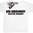 Bob budowniczy pomysłowa koszulka dziecięca - biały