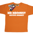 Bob budowniczy pomysłowa koszulka dziecięca - pomarańczowy