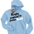 Krążą pogłoski, że jestem boski odlotowa bluza dziecięca - błękitny