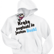 Krążą pogłoski, że jestem boski odlotowa bluza dziecięca - biały