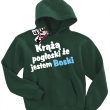 Krążą pogłoski, że jestem boski odlotowa bluza dziecięca - butelkowy