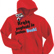 Krążą pogłoski, że jestem boski odlotowa bluza dziecięca - czerwony