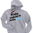 Krążą pogłoski, że jestem boski odlotowa bluza dziecięca - melanż