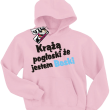 Krążą pogłoski, że jestem boski odlotowa bluza dziecięca - różowy