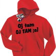 Oj tam oj tam zabawna bluza dla dziecka - czerwony