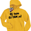 Oj tam oj tam zabawna bluza dla dziecka - żółty