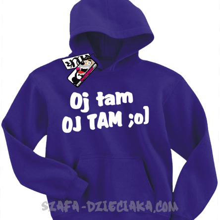 Oj tam oj tam zabawna bluza dla dziecka - fioletowy