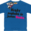 Krąży pogłoska, że jestem boska super koszulka dla dziewczynki - blue