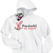 Parówki są super zabawna bluza dla dziecka - biała