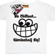 uśmiechnij się tshirt dla dziecka - biały