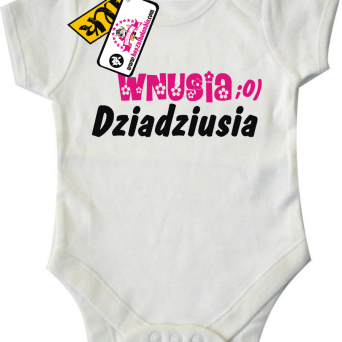 Wnusia Dziadziusia - body dla dziewczynki, kod: SZDZ00113B