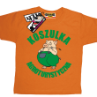 Koszulka agroturystyczna fajna koszulka dla dziecka - pomarańczowa