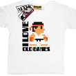 I love old games - koszulka dziecięca - biały