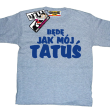 Będę jak mój tatuś super koszulka dla dziecka - melanżowy