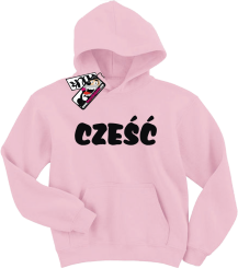 Cześć - super bluza dziecięca z kapturem, kod: SZDZ00135S