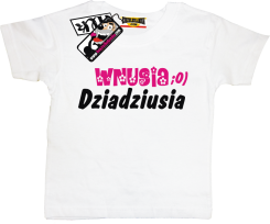 Wnusia dziadziusia - niepowtarzalna koszulka dziecięca, kod: SZDZ00113K