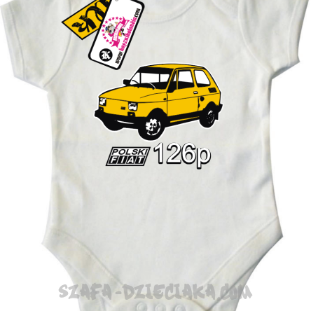 Maluch fiat 126p. - body dla Maluszka - white